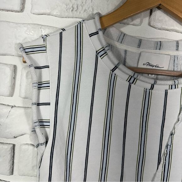 3.1 Phillip Lim Striped Peplum Top Size XS - Picture 8 of 8